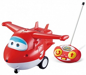 Super Wings. Самолет Джетт из серии Супер Крылья на радиоуправлении (Auldey Toys, YW710710)